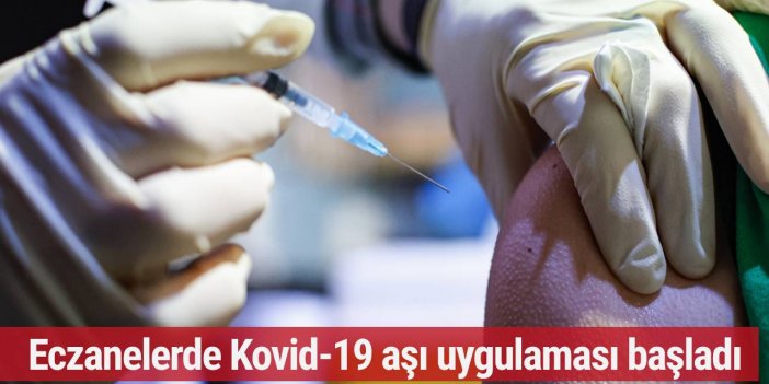 Almanya'da, eczanelerde koronavirüs aşı uygulaması başladı