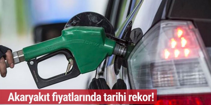 Almanya'da akaryakıt fiyatlarında tarihi rekor!