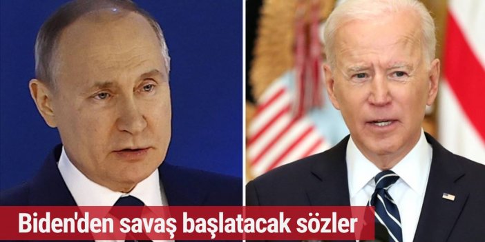 Biden Putin'i tehdit etti: Bunu yaparsan Dünya savaşı başlar
