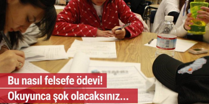 Almanya'da bir okulun felsefe dersinde skandal ödev: Almanya'da bir Türk baba kızını...