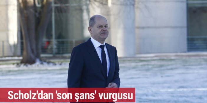 Scholz: Avrupa barışı için çok ciddi bir tehdit