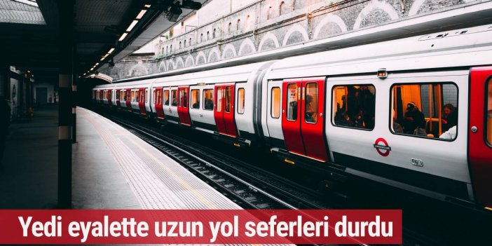 Fırtına yüzünden yedi eyalette uzun yol tren seferleri durduruldu