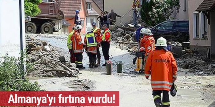 Almanya’da şiddetli fırtına ! En az 3 kişi hayatını kaybetti