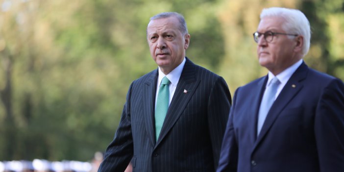Cumhurbaşkanı Erdoğan, Almanya Cumhurbaşkanı Steinmeier ile görüştü