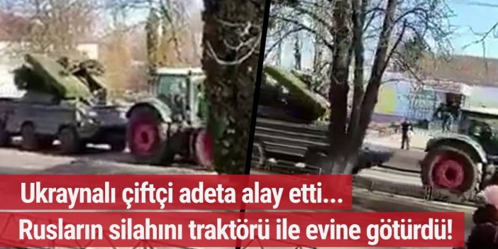Ukraynalı çiftçi hava savunma sistemini ganimet olarak evine götürdü