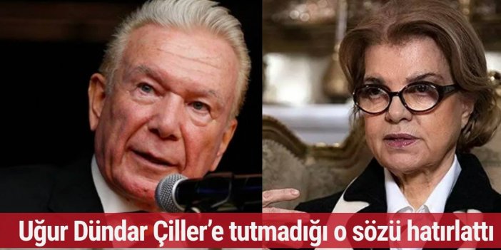 Uğur Dündar Çiller’e tutmadığı o sözü hatırlattı