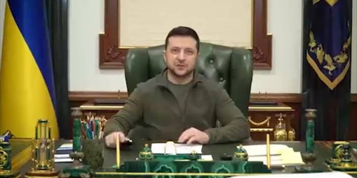 Zelenskiy, Danimarka parlamentosunda konuştu