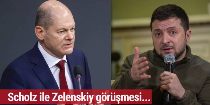 Scholz ve Zelenskiy arasında kritik 'Ukrayna' görüşmesi