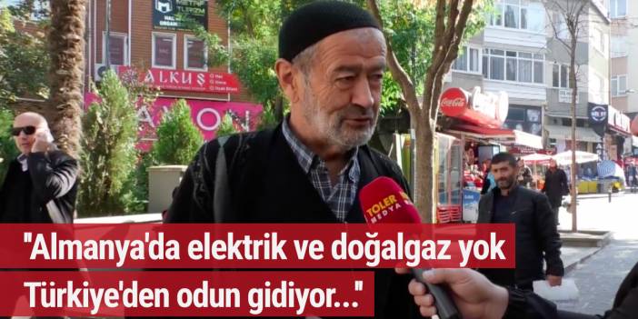 Sokak röportajındaki o anlar gündem oldu! Almanya'da doğalgaz ve elektrik yokmuş...