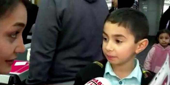 İlkokul öğrencisinin sözleri gündem oldu! "Annem karne hediyesi olarak et aldı"
