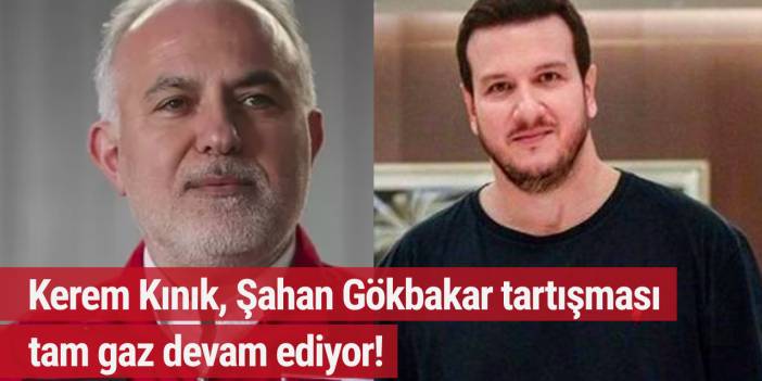 Kızılay Başkanı Kınık'ın Şahan Gökbakar'a yanıtına tepki yağdı! Saniyeler içinde düzeltti...