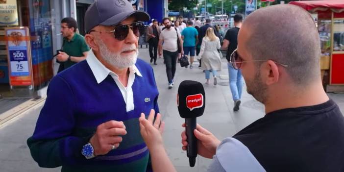 Ben Alman vatandaşıyım diyen adam ''Almanya bizi kıskanıyor, yaşlılar orada pet şişe topluyor!'' dedi