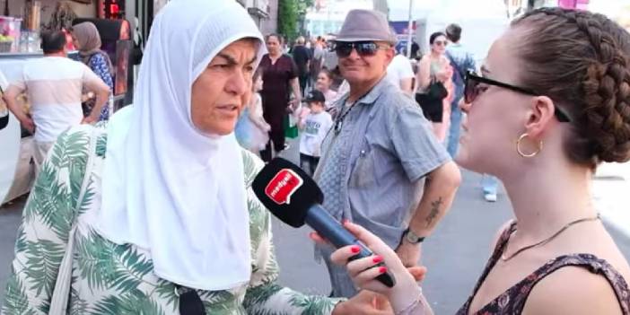 Sokak röportajında ''Ben gurbetçiyim, ekmeğe gelen zamlar çok iyi oldu, Türkiye cennet'' dedi