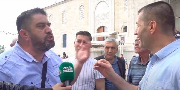 Sokak röportajında''Almanya'da 1 Euro'ya aldığın ekmeği şimdi 3 Euro'ya alıyorsun, enflasyon yüzde 300 oldu!'' dedi