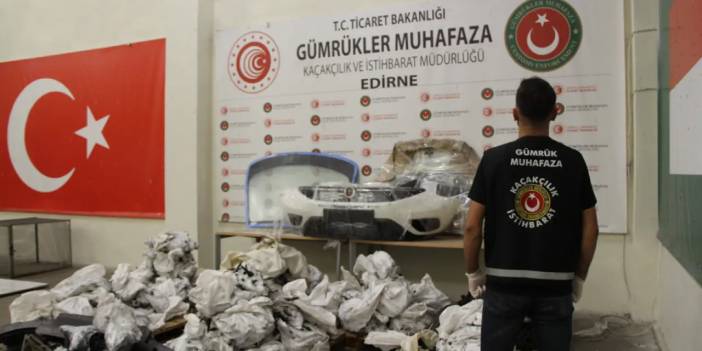 Kapıkule Gümrük Kapısı'nda 21 milyon lira değerinde kaçak oto parçası yakalandı