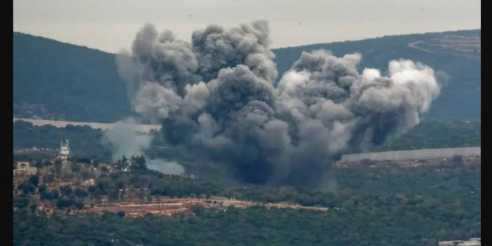 İsrail savaş uçakları Lübnan'ı vurdu