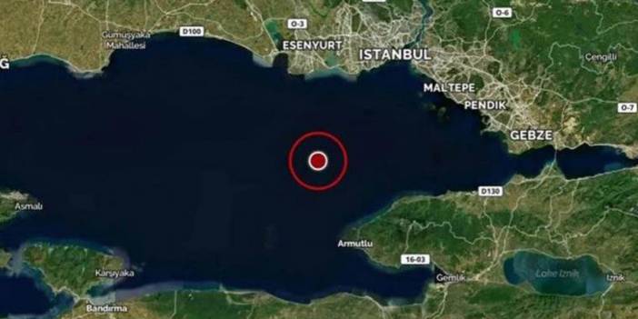 Marmara Denizi’nde bir deprem daha