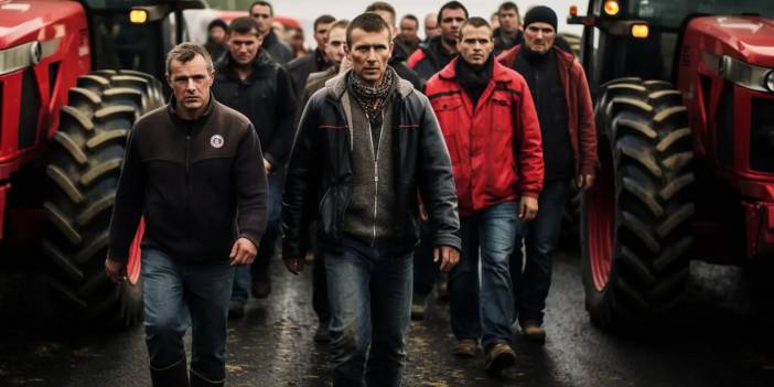Almanya'da grev dalgası büyüyor: Çiftçiler otoyol girişlerini kapattı