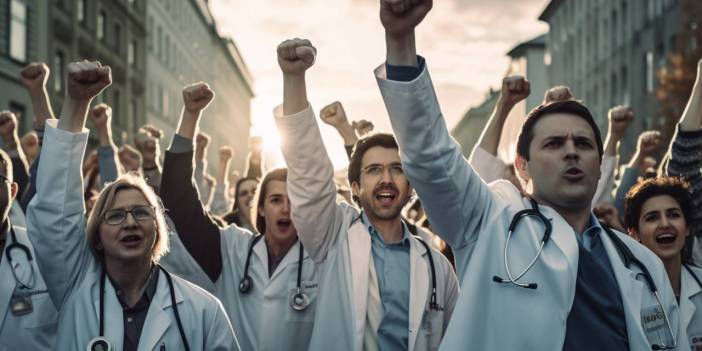 Almanya'da doktorlar greve çıktı, sosyal demokratlar karşılarında durdu