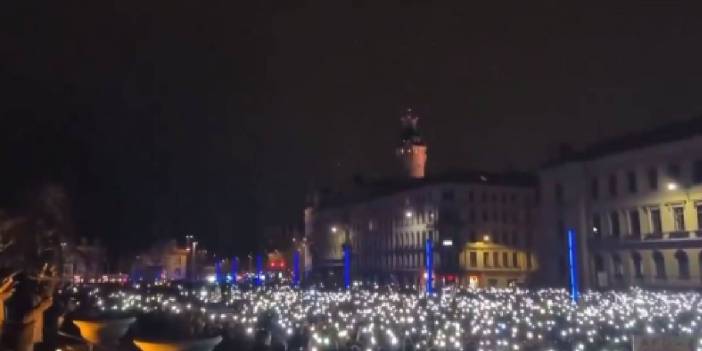 Köln'de dev eylem: Bin kişi bekleniyordu 30 bin kişi katıldı!