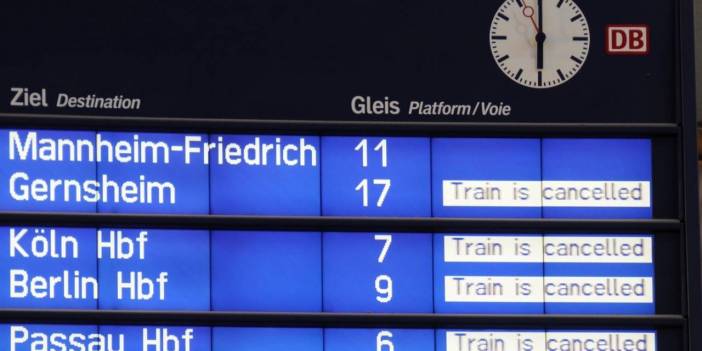 Almanya'da tarihin en uzun demiryolu grevi