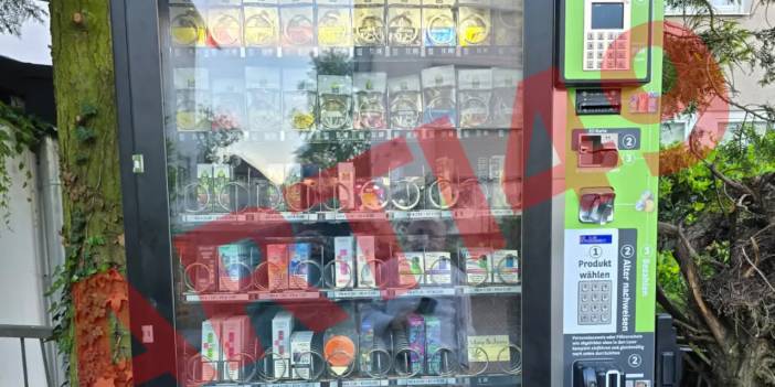 Almanya'ya esrar otomatları geldi