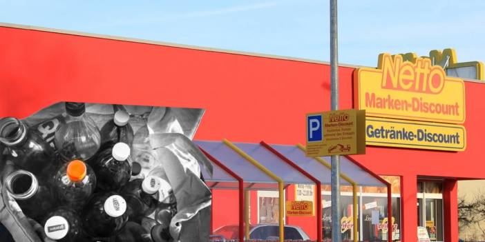 Netto'ya 800 Euro'luk geri dönüşüm şişesi getiren adam marketten kovuldu