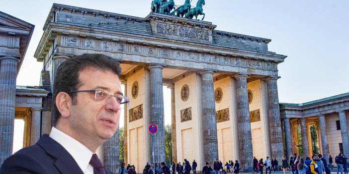Berlin'de yüzlerce kişi İmamoğlu için eylem yaptı