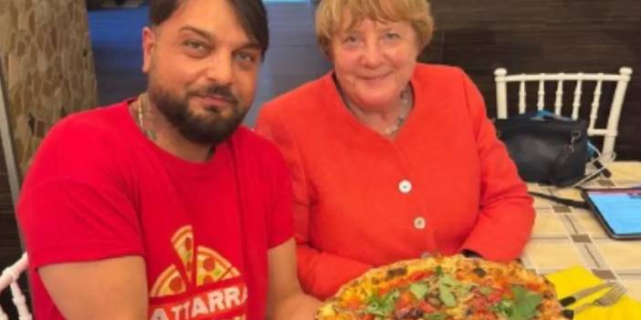 Eski Şansölye Merkel, İtalya'da tek başına pizza yerken görüntülendi
