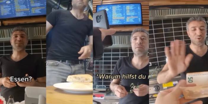 Almanya'da dönercide yürekleri ısıtan video: İyilik iyidir