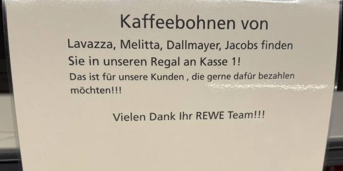 Rewe marketlerinde kahveye kilitli satış dönemi başladı