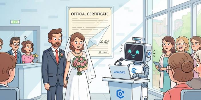 Nikah töreninde ChatGPT metni kullanılınca, Hollanda mahkemesi evliliği iptal etti
