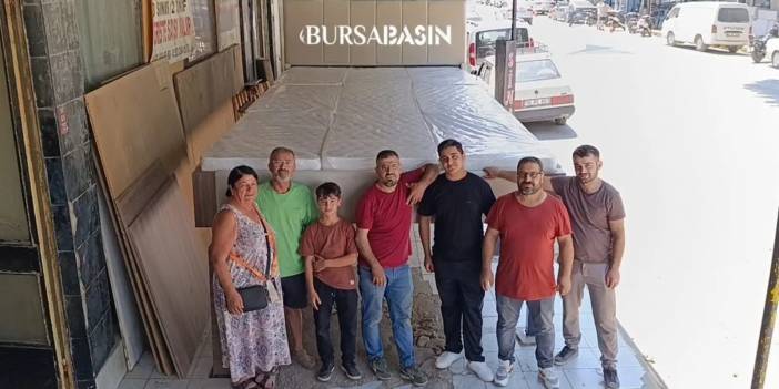 İnegöl’de üretilen dev yatak ve koltuk Almanya yolcusu
