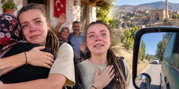 Gözyaşlarıyla ayrıldı! Sivas’ta aracı bozulan Alman gezgine Türk aile 11 gün evini açtı