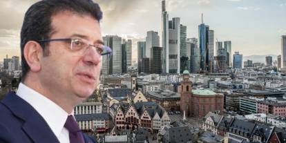 Frankfurt'ta "İmamoğlu" eylemi
