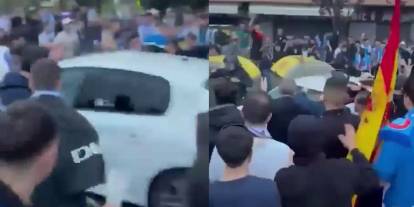 Barcelona derbisinde araç kalabalığa daldı: 13 yaralı