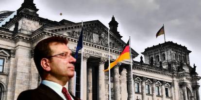 Köln'de İmamoğlu nöbeti