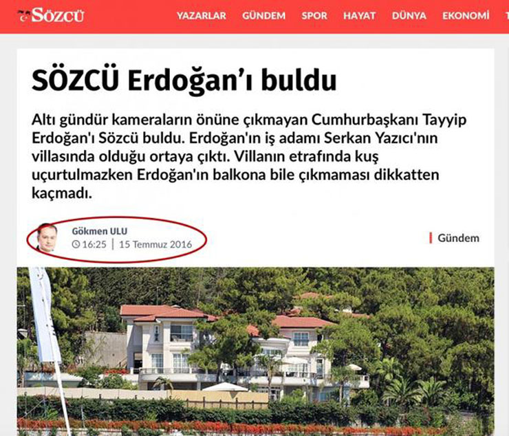 Sözcü'ye operasyonun sebebi 2 haber