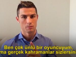 Ronaldo'dan Suriyeli çocuklara mesaj